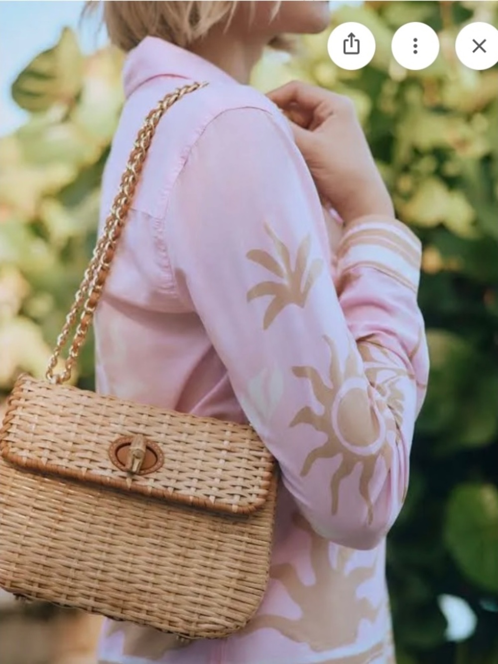 J McLaughlin Woven Handbag - Picture 4 of 12